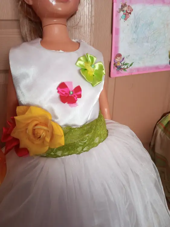 Платье бальное на худую девочку