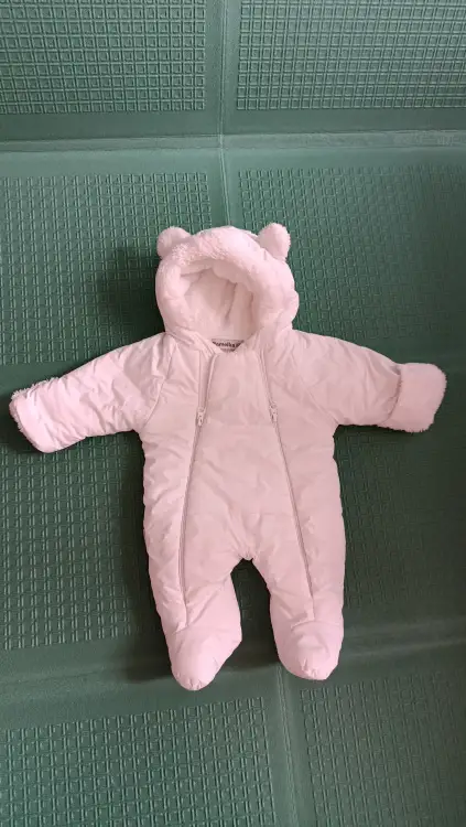 Теплый комбинезон 1-3 мес