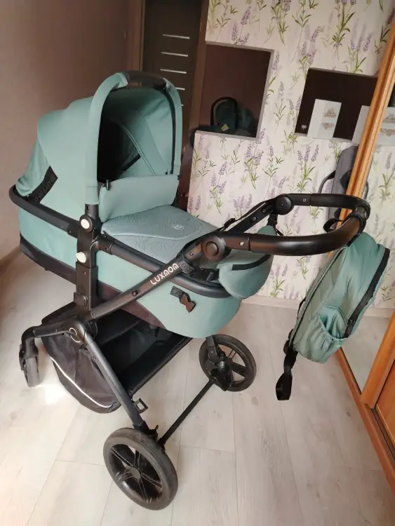 Коляска luxmom k92 3в1 в хорошем состоянии