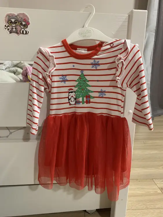 Боди платье 68 размера новогодний