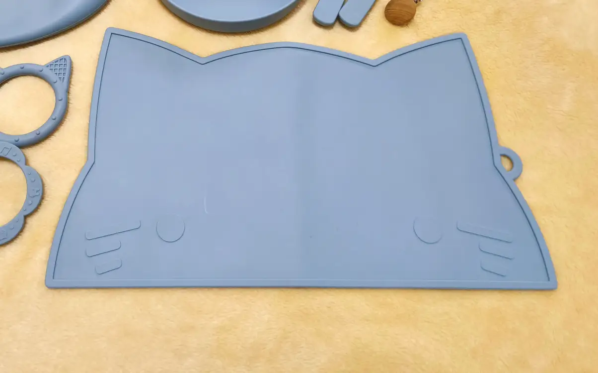 Силиконовый набор посуды + грызунки и прищепка