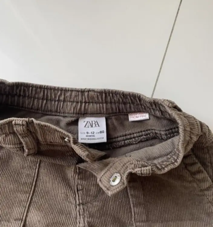 Вельветовые штаны ZARA