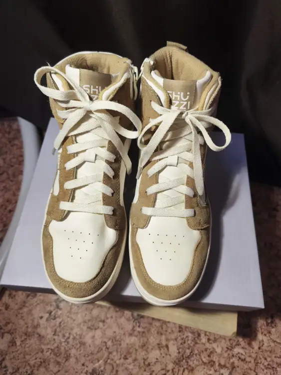 Кроссовки высокие утеплённые нат кожа