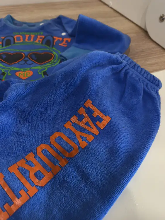 Велюровый костюм для мальчика. Размер 68-74