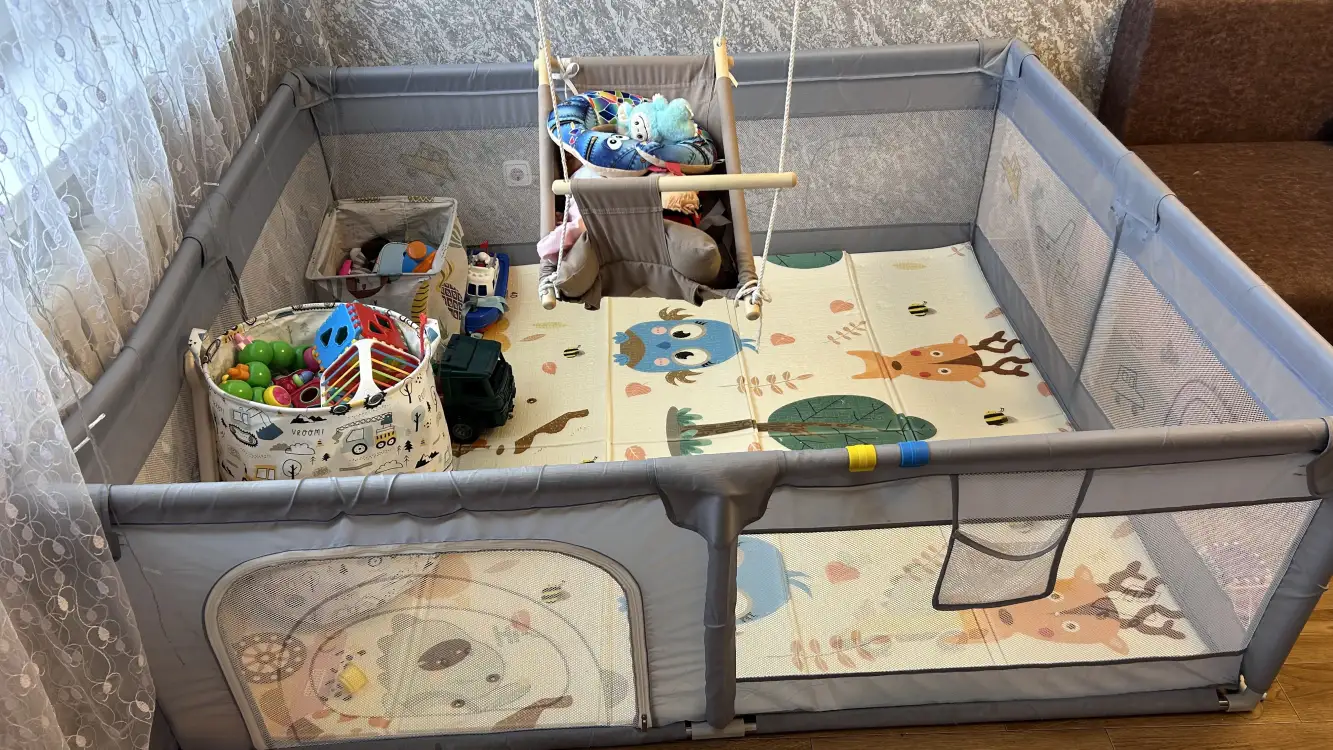 Манеж детский напольный 180х150