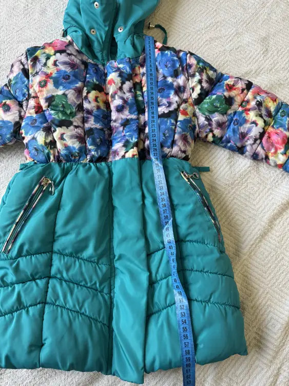 Куртка зимняя, 116 размер, замеры внутри