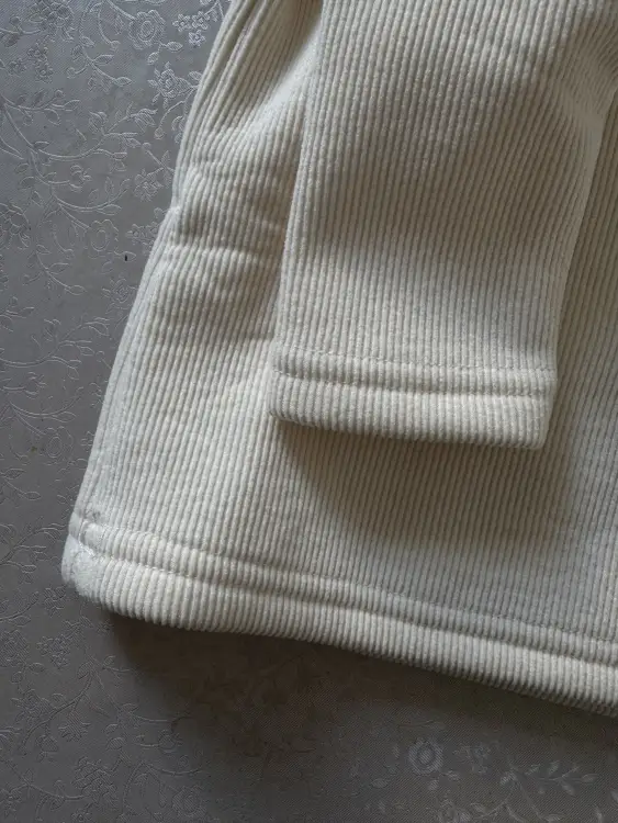 Толстовка в рубчик на флисе