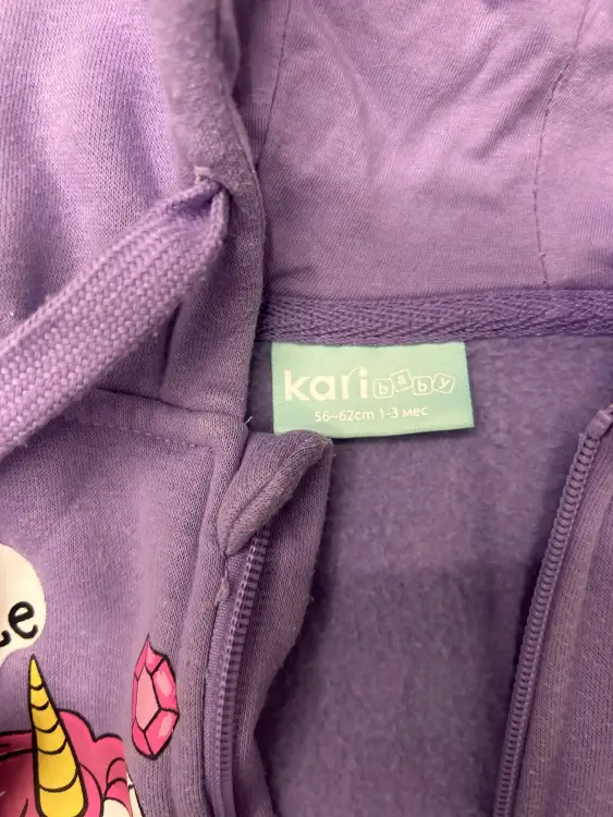 Комбинезон на флисе 1-3 мес (56-62 см)