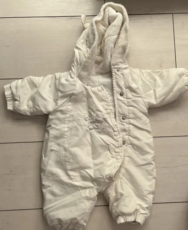 Лот теплый комбинезонов 56-62