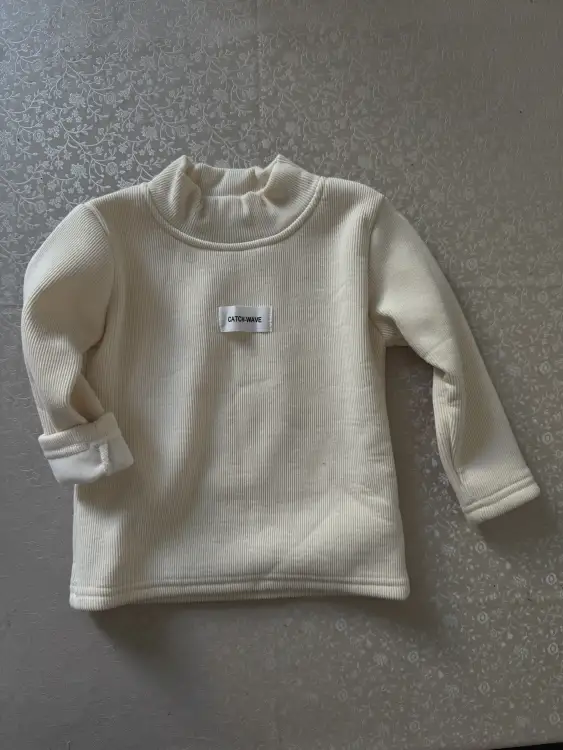 Толстовка в рубчик на флисе