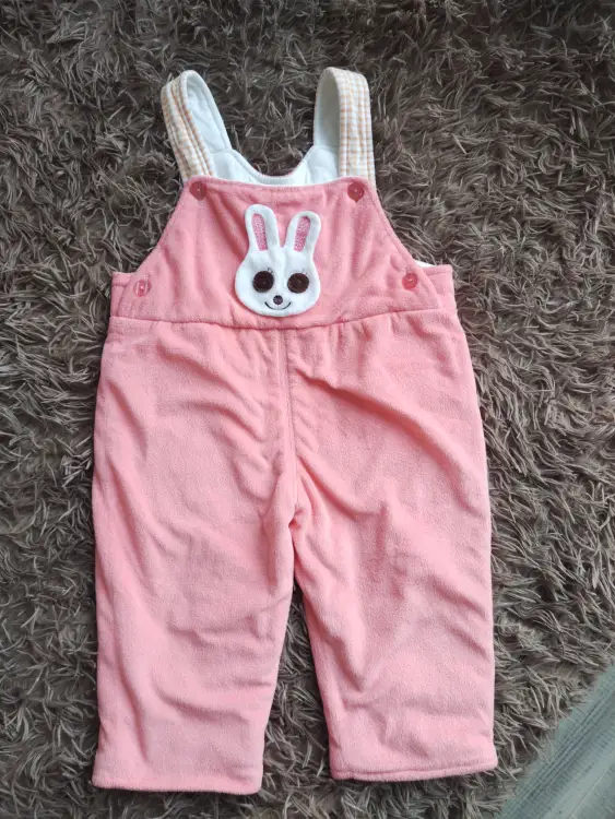 Полукомбинезон велюровый. Размер 74-80