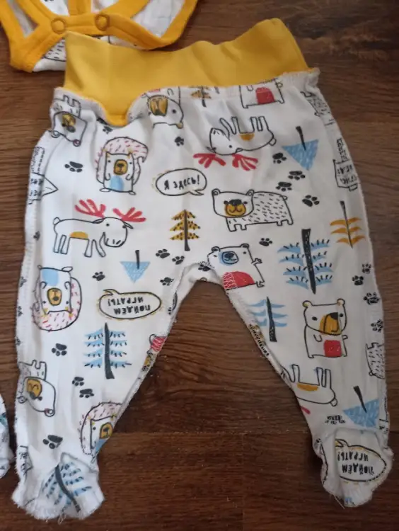 Комплект боди+ползунки 56-62