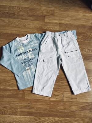 Лонгслив и джинсы Miniconf(Италия)