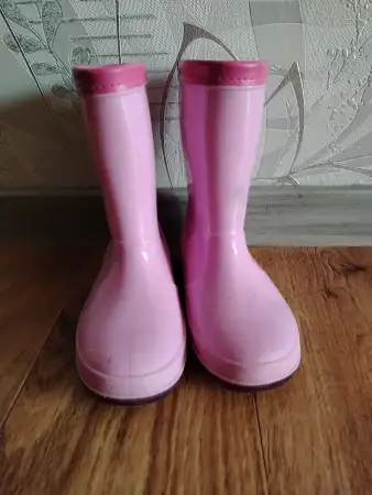 Сапожки резиновые для девочки