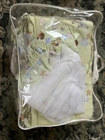 Бортики и балдахин в кроватку