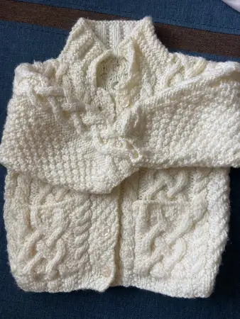 Вязаная кофточка 62 см