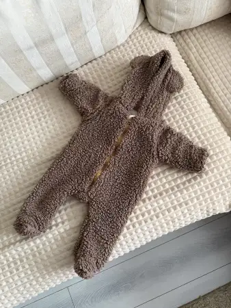 Комбинезон плюшевый на молнии