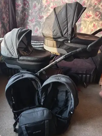 Коляска 2в1 для двойни