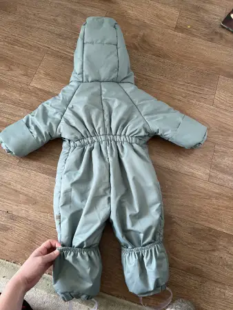 Теплый зимний комбинезон размер 74-80