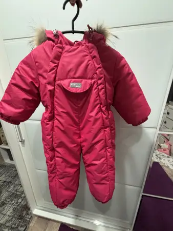 Теплый зимний комбинезон для девочки