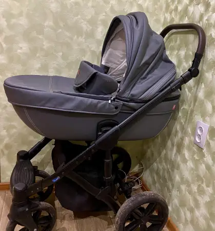 Коляска  Verdi mocca 3в1 в экокоже