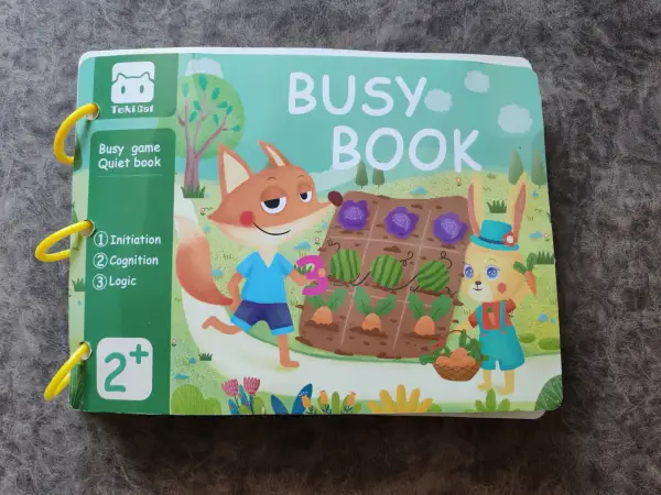 Альбом на липучках с играми, лэпбук