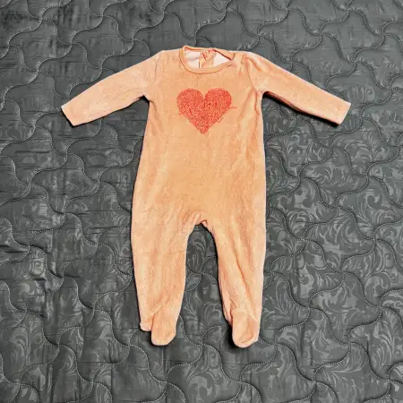 Слип-комбинезон для девочки 12 месяцев