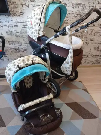 Продам коляску в отличном состоянии.У коляски прекрасная проходимость, мягкая подвеска, быстрая блок