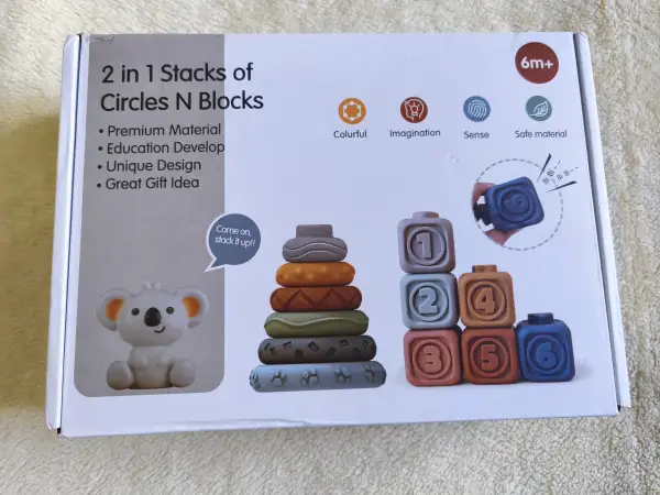 Развивающий набор пирамидка и кубики