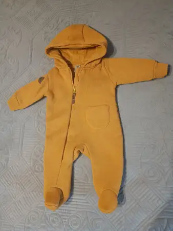 Комбинезон из футера с начесом 62р