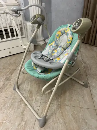 Электро качель - колыбель - шезлонг Carrello Nanny 3в1