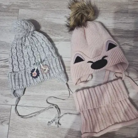 Комплект и шапочка лотом