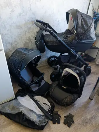 Модульная коляска 3в1, полная комплектация