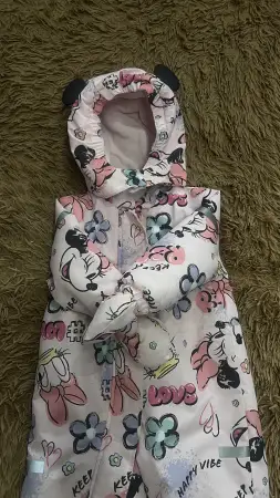 Теплый зимний комбинезон в стиле Disney