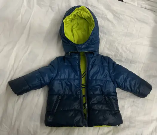 Двусторонняя демисезонная куртка для мальчика