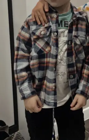 Теплая рубашка