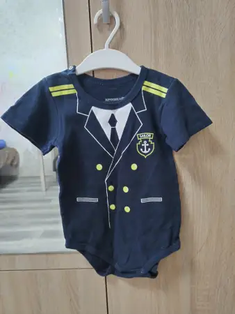 Боди с коротким рукавом размер 86-92