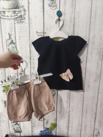 Муслиновая одежда для девочки 86см