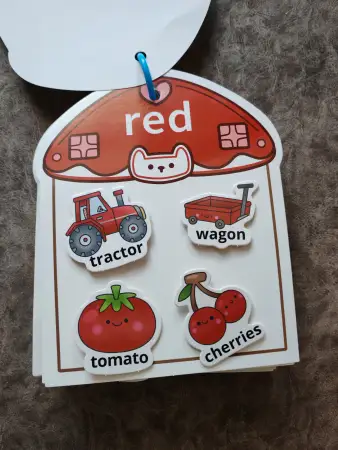 Альбом на липучках с играми, лэпбук