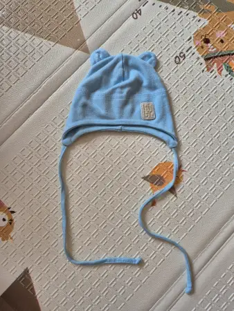 Комбинезон из футера с начесом и шапочка