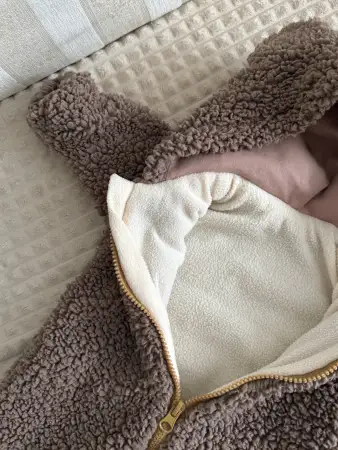 Комбинезон плюшевый на молнии