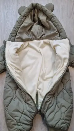 Демисезонный комбинезон с ушками 68-74 размер