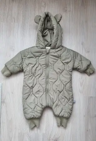 Демисезонный комбинезон с ушками 68-74 размер