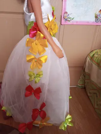 Платье бальное на худую девочку