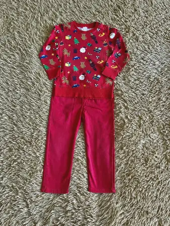 Кофточка и джинсы, 86-92 см (1-2 года)