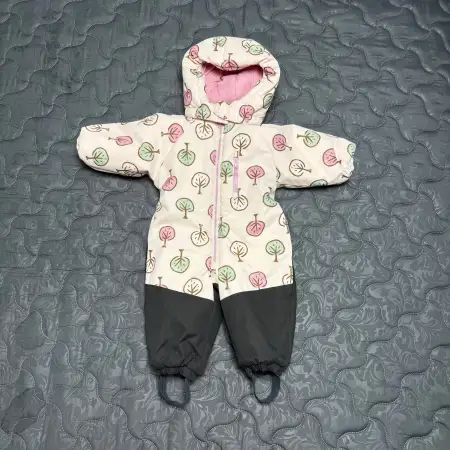 Зимний комбинезон для девочки 1-1,5 года