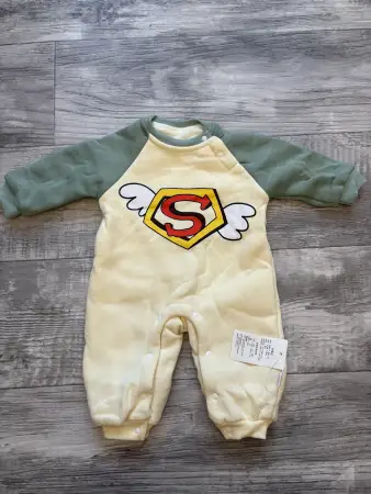 Новый детский нательный комбинезон 63 см
