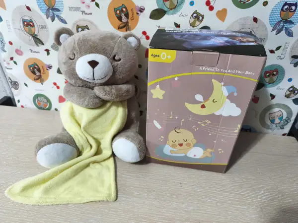 Музыкальный ночник мишка