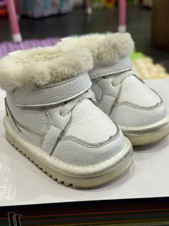 Нат.кожа, теплые ботинки 11,5см стелька