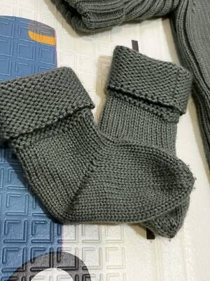 Вязаный комплект